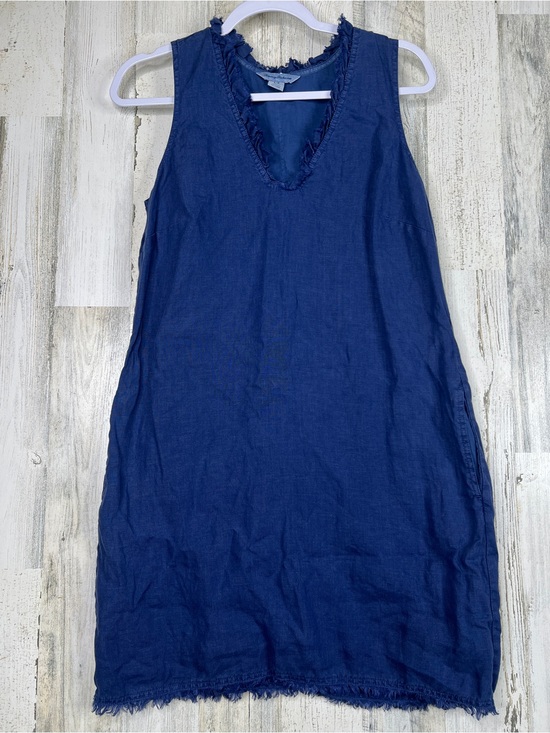 Tommy Bahama Dresses & Skirts - Tommy Bahama Linen Dress Sleeveless Navy Blue